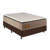 Cama Box Gazin  Twins Casal Molejomolas Ensacadas Linho Castor - Altura 0,72 Largura 1,38 Profundidade 1,88 cm