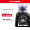 Liquidificador Arno Power Mix Limpa Facil 700W 15 Velocidades Preto - 220V