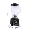 Liquidificador Arno Power Mix Limpa Facil 700W 15 Velocidades Preto - 220V