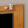 Conjunto Rack DJ Flow + Painel DJ Lume - Cedro/Bali 