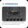Cooktop Itatiaia Ess 4Q 127/220V - Preto