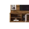 Home Theater DJ Móveis Domus p/TV de 70 Rustico Malbec / Off White