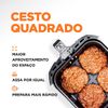 Fritadeira Elétrica Mondial Sem Óleo Air Fryer Grand Family AFN-50-BI - Preta/Inox