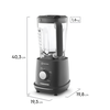 Liquidificador Eletrolux Triforce 1000W 2.7L 5V 4610AVBR502 - Cinza