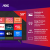Smartv Tv Aoc Roku 50" Em Led 4K Wifi - 50u7045/78G
