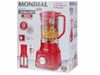 Liquidificador Mondial Turbo L-900 FR Copo 2,7L - Vermelho Com Filtro 05 Velocidades 900W