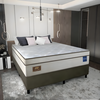 Cama Box Gazin Casal Lux Firm Molas Powerblue Areia - Altura 0,73 Largura 1,38 x profundidade 1,88 cm