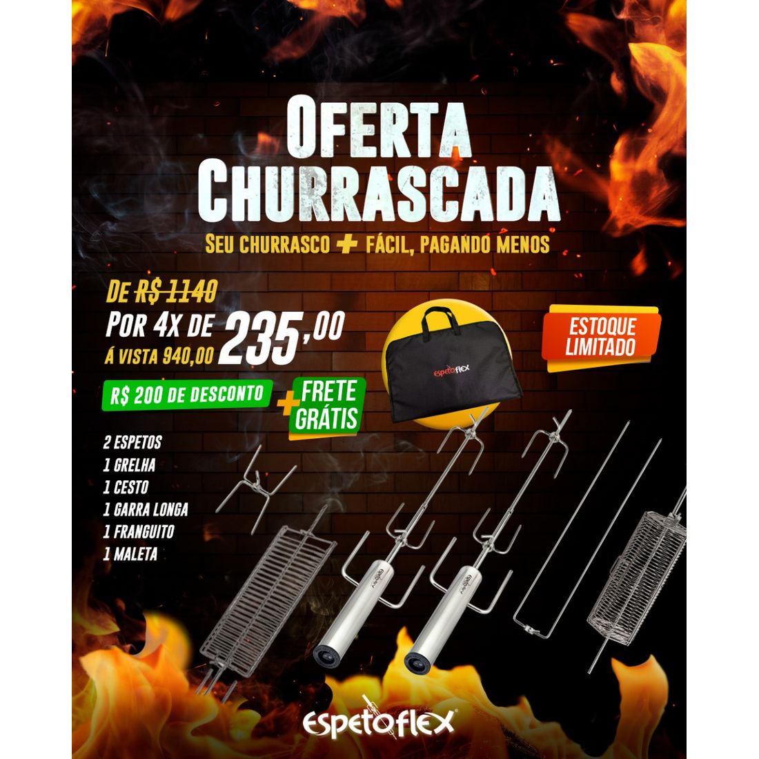 OFERTA CHURRASCADA