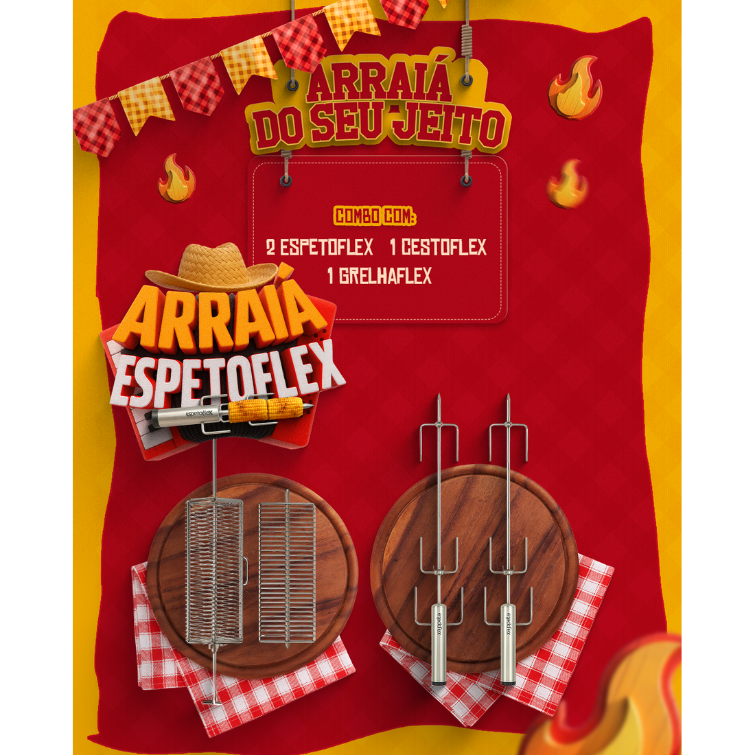 COMBO ARRAIÁ DO SEU JEITO