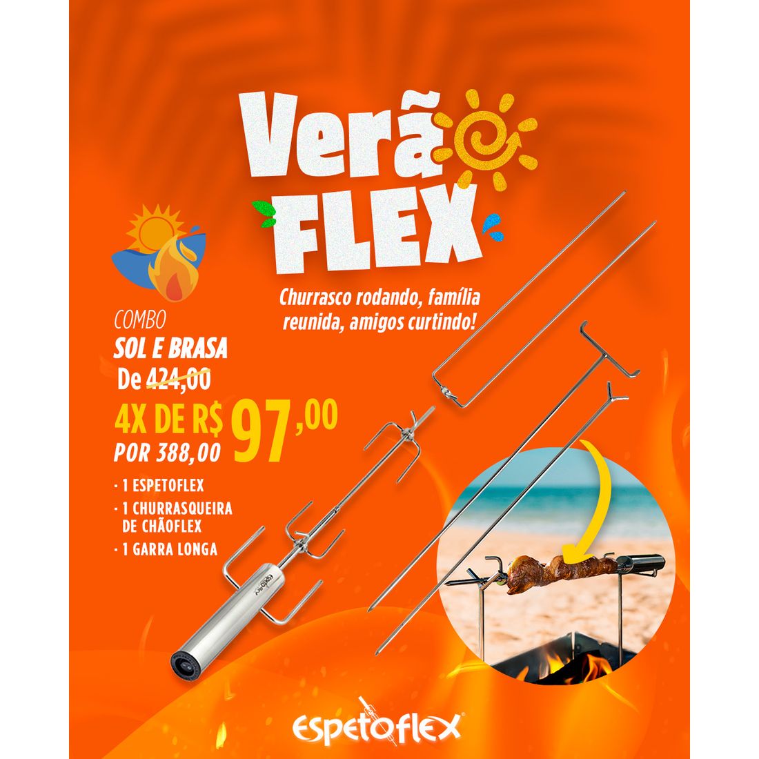 COMBO SOL E BRASA