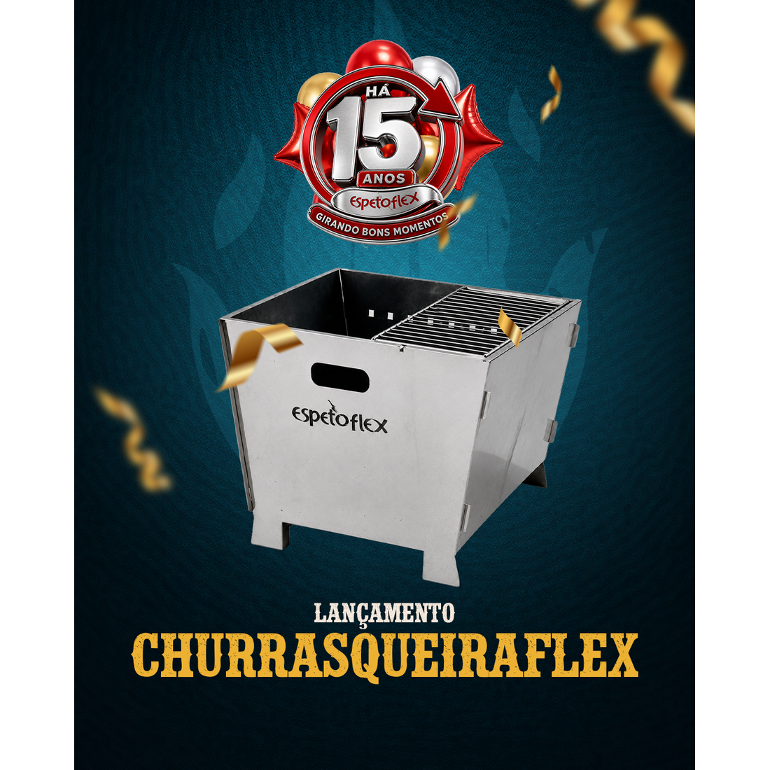 LANÇAMENTO - CHURRASQUEIRAFLEX