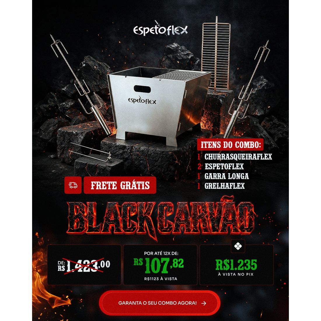 OFERTA - BLACK CARVÃO