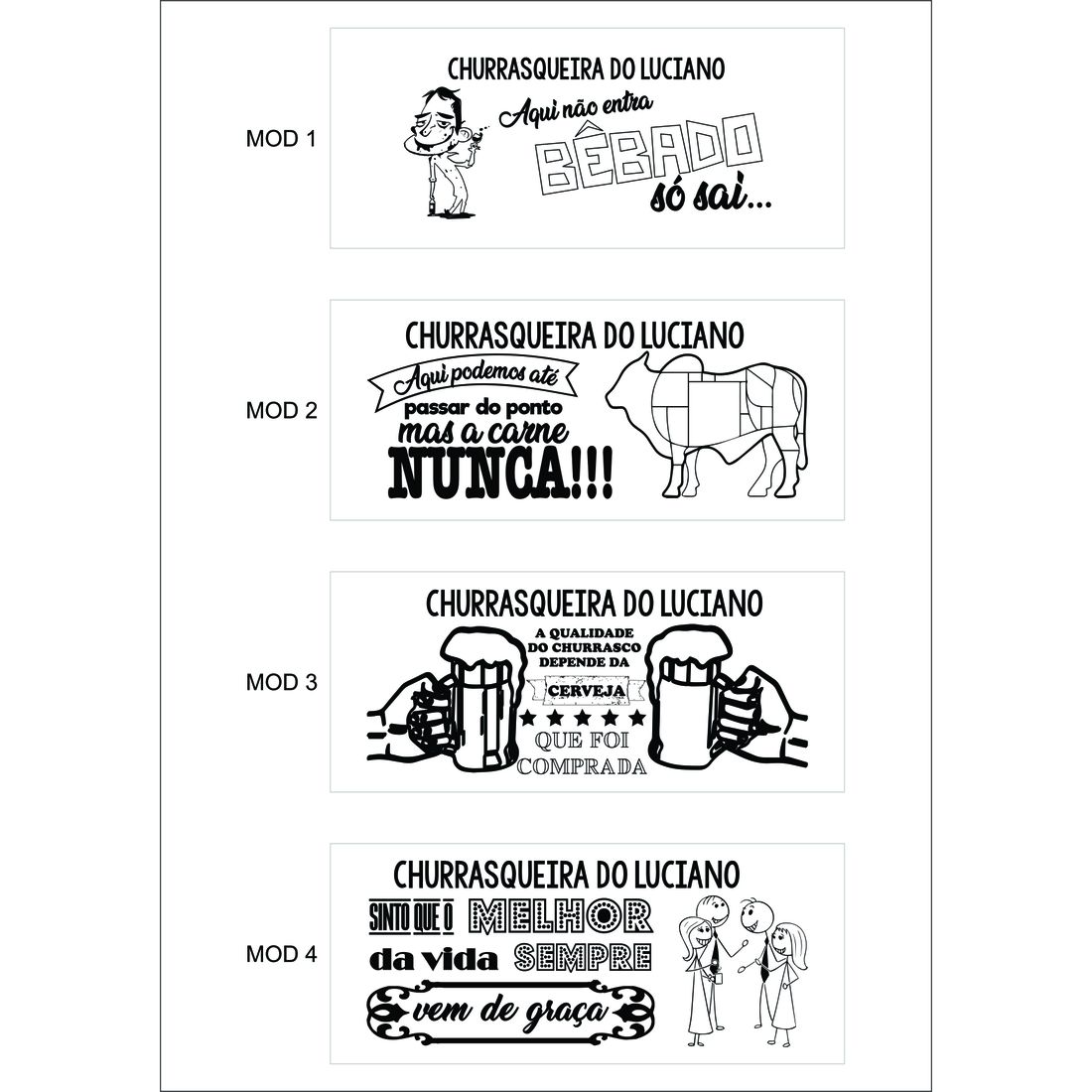 SUPORTE DE PAREDE PERSONALIZÁVEL