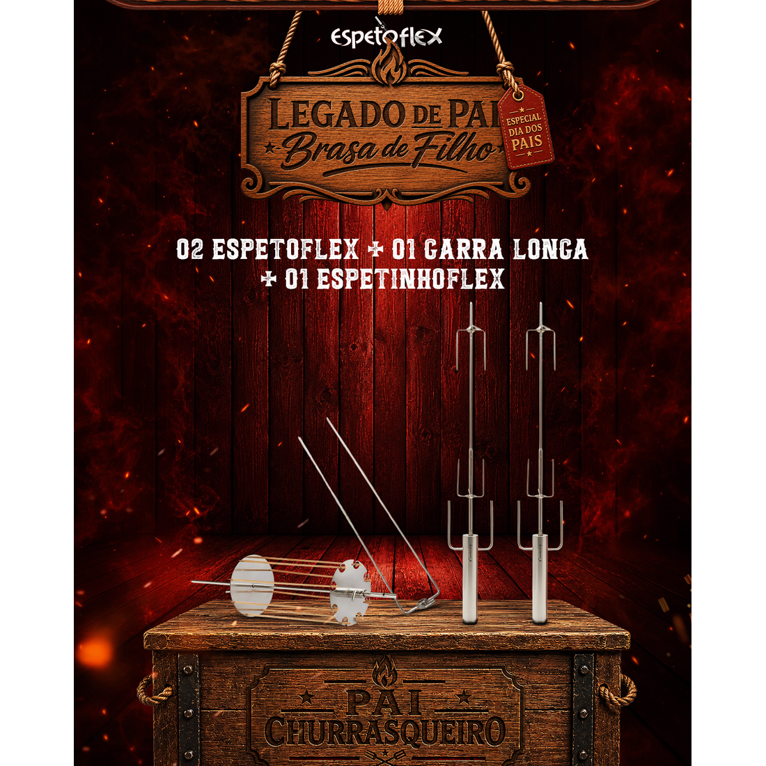 OFERTA - PAI CHURRASQUEIRO
