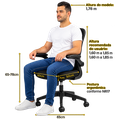 Cadeira De Escritório Ergonômica Brin7 Atlas