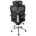 Cadeira Para Escritorio Ergonômica Premium Ajuste Lombar Preto Mesh