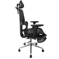 Cadeira Para Escritorio Ergonômica Premium Ajuste Lombar Preto Mesh