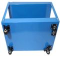 Carrinho De Ferramentas CR-150 Azul 150kg 4 Rodas 3 Bandejas Amplas Organização Prática