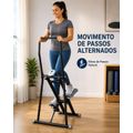 Simulador de Escada Fitness com Guidão Regulavel e Display