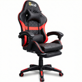 Cadeira Gamer Brin7 Couro Sintético Preto/Vermelho