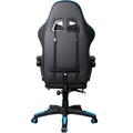 Cadeira Gamer Brin7 Couro Sintético Preto Azul