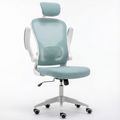 Cadeira De Escritório Brin7 B7 001 Ergonômica Azul Mesh