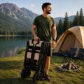 Carrinho Camping Suporta  100kg  Brin7 Modelo Grande