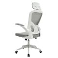 Cadeira De Escritório Brin7 Ergonômica  Mesh Ajuste  Lombar