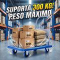 Carrinho De Carga Transporte Aba Dobrável Capacidade 300kg