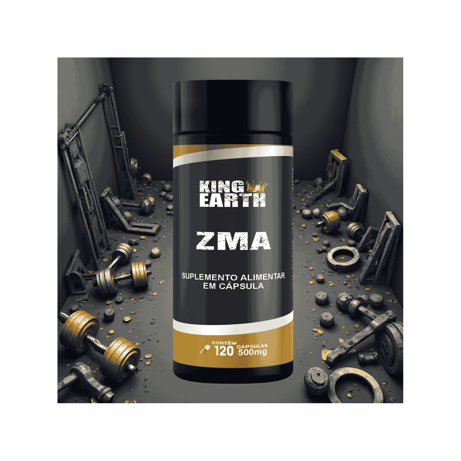 ZMA Ultra Concentrado - 120 Cáps. - Rei Terra | Bamba Natural