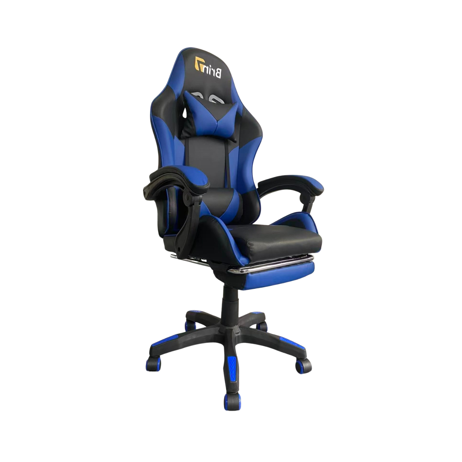 Cadeira Gamer Ajustes  B7-008  BRIN7 - Azul/Preto