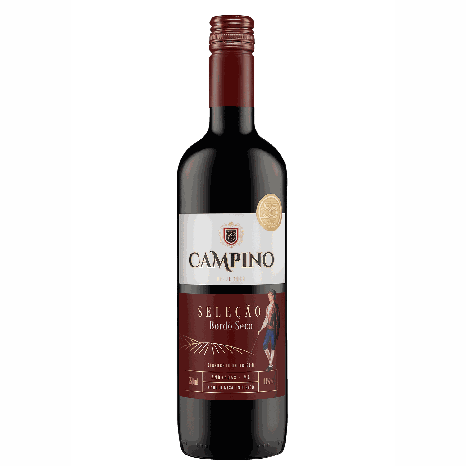 Campino Seleção Bordô Seco 750ml | Casa Geraldo