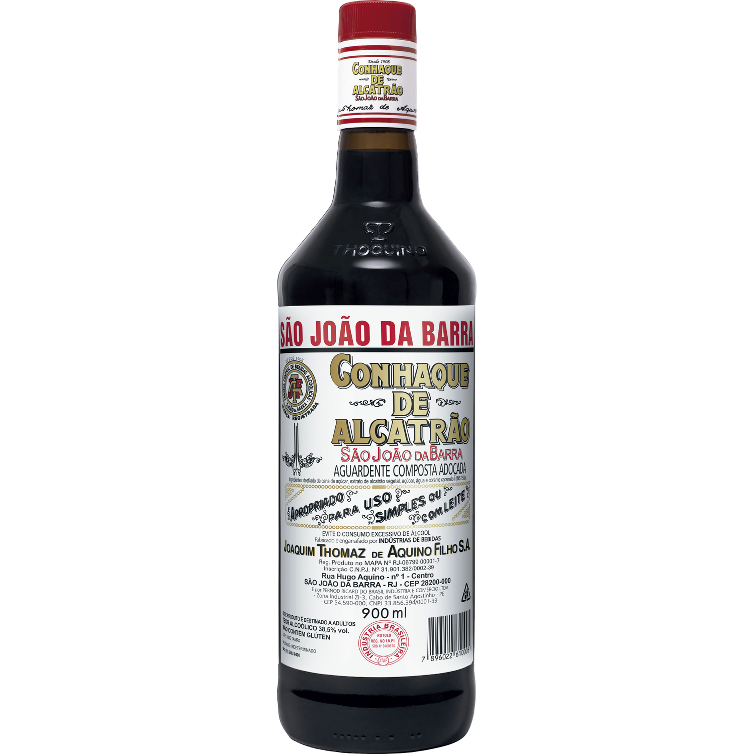 Conhaque de Alcatrão São João da Barra 900ml | Indústria de Bebidas ...
