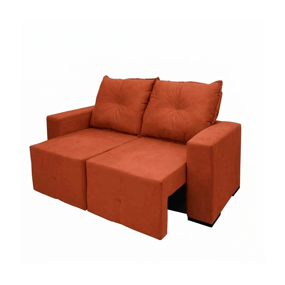 Estofado 3L Montana Veludo Terracota T08 Jw Estofados
