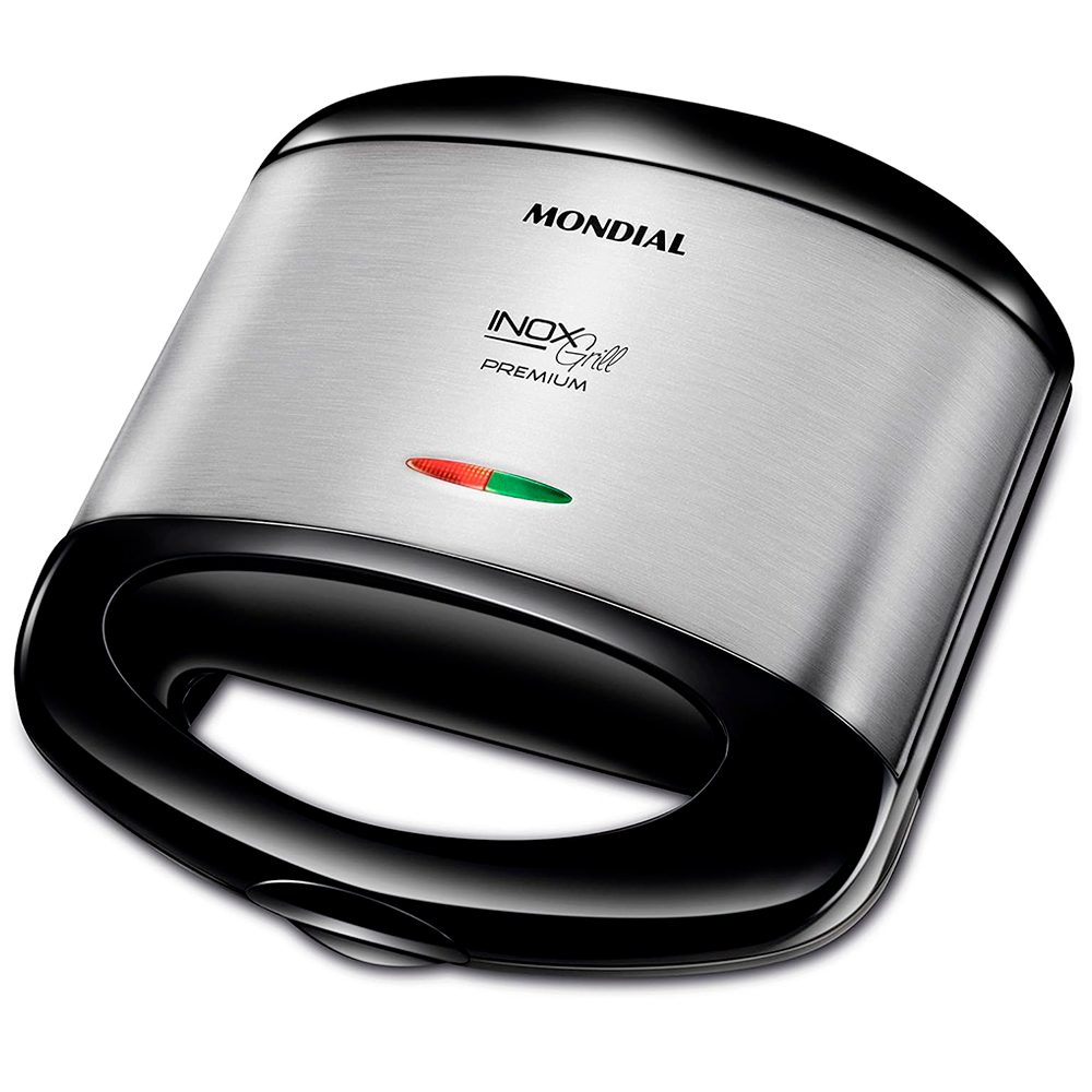 Sanduicheira S-07 800W Preto/Inox Mondial