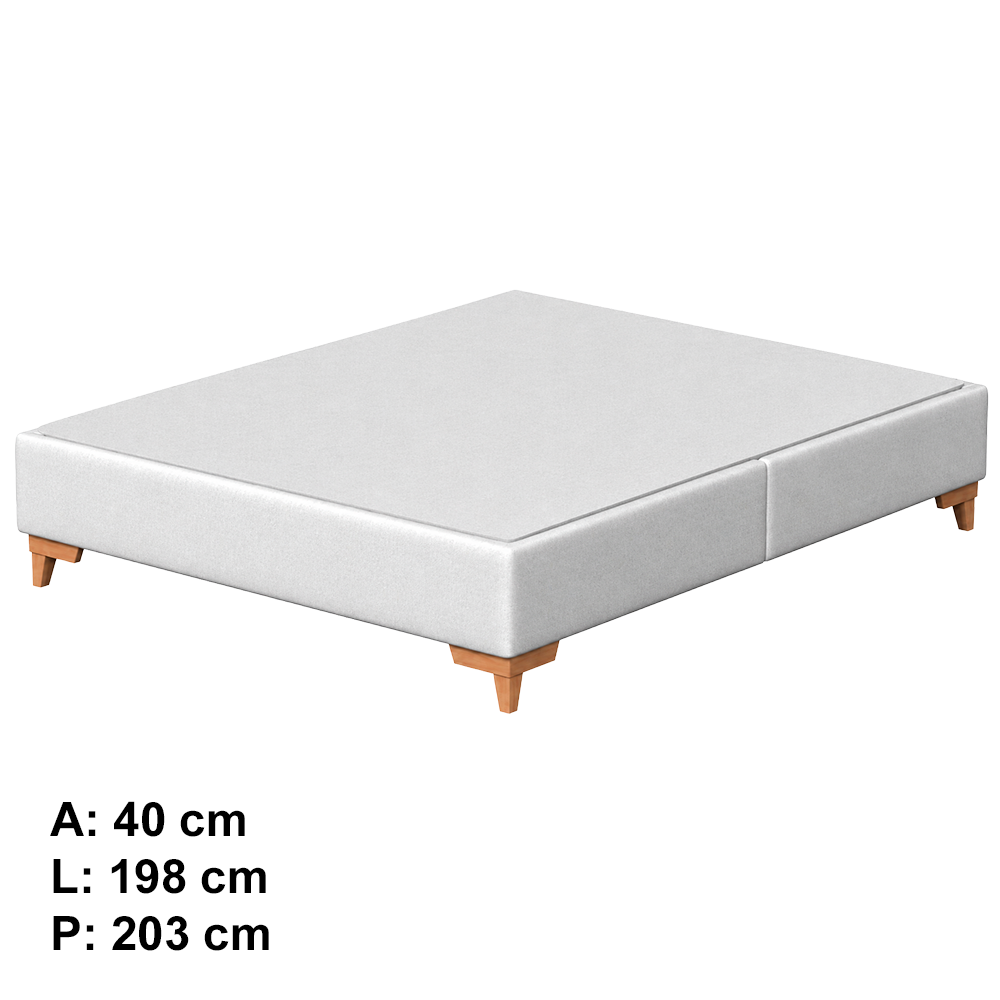 Base Prime Wood Liso Branca 193x40 C0245 Probel