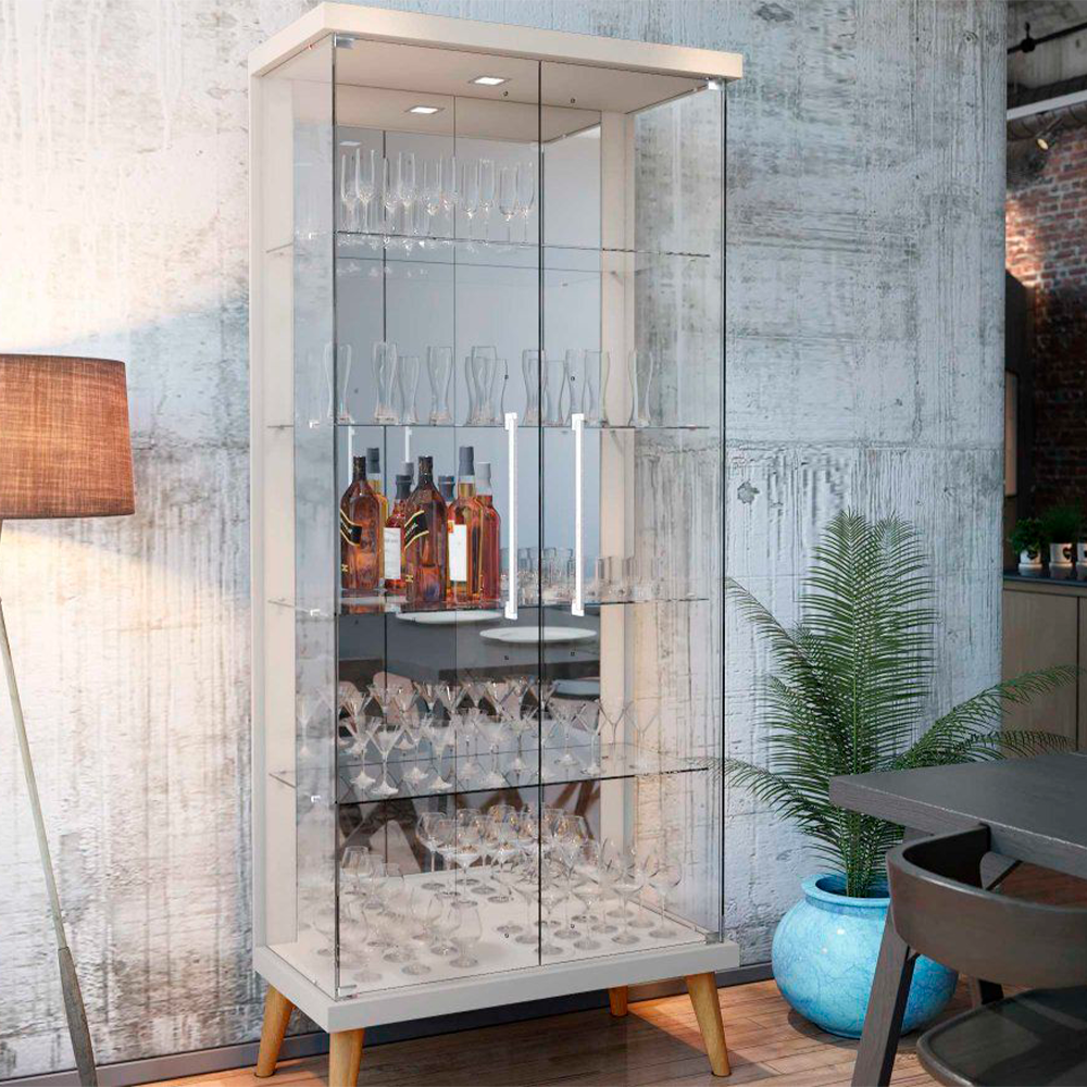 Cristaleira Tiffany Off White Imcal