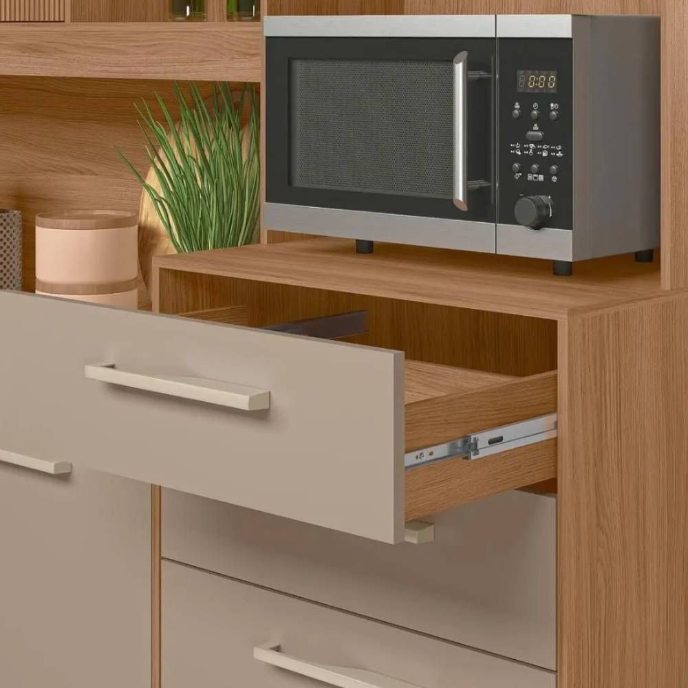 Armário Kit Cozinha Salsa Portas Fechadas Nicioli