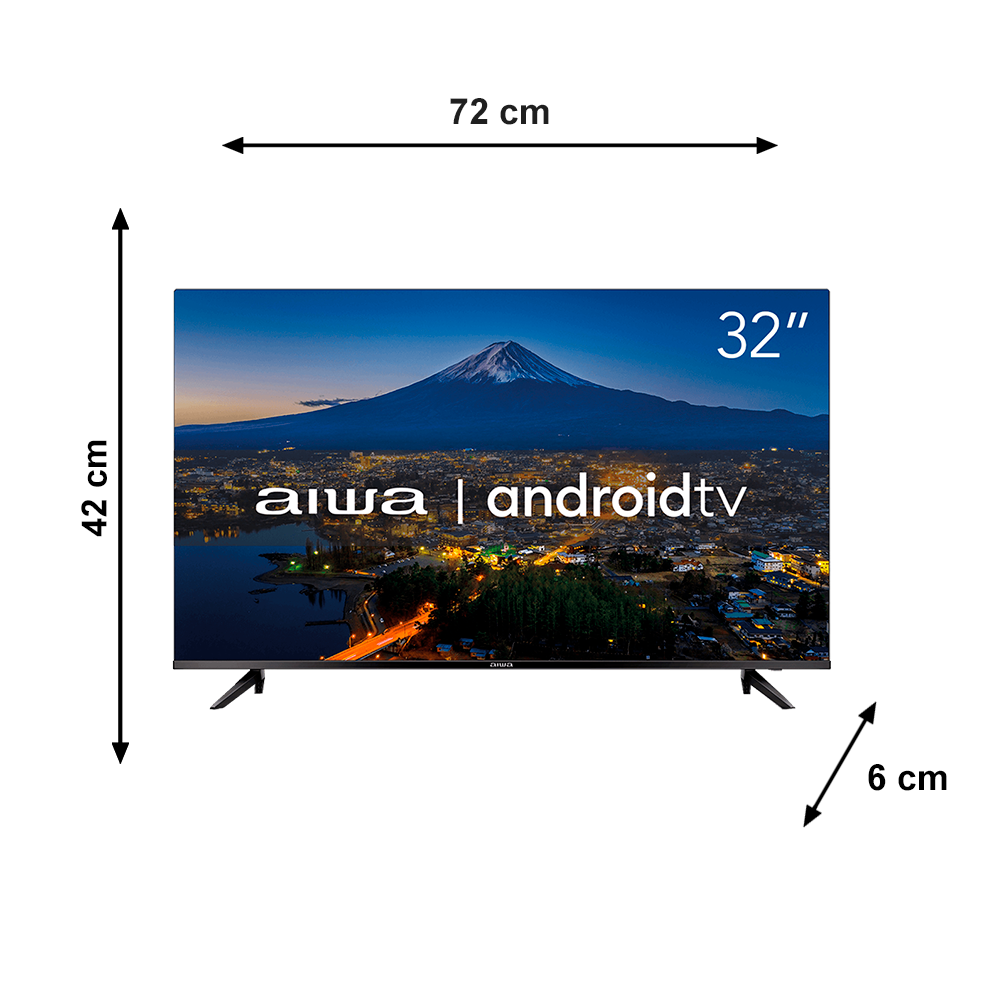 Televisor 32P Led Smart AWS-TV-32-BL-02-A Aiwa