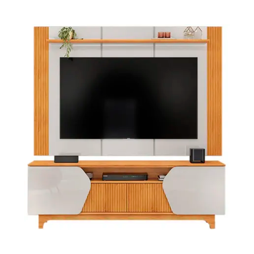 Bancada com Painel Helo Bali/Cedro DJ Moveis