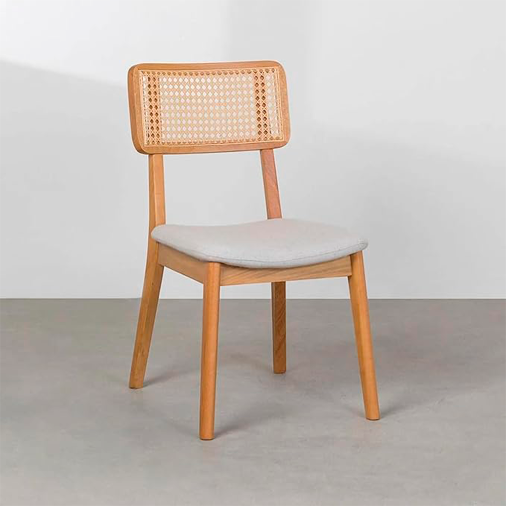 Cadeira Bali Com Telinha TEC,SQUARE Telinha Natural Ello