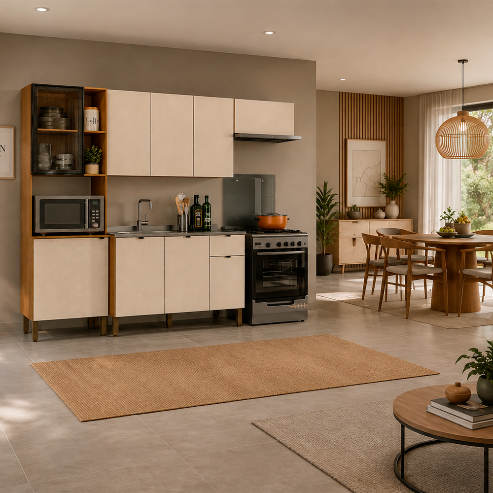 Cozinha Completa 4 Peças Compacta Vert Plus Kits Parana