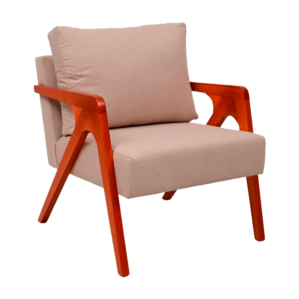 Poltrona Topazio Linho Deva Creme Artflex