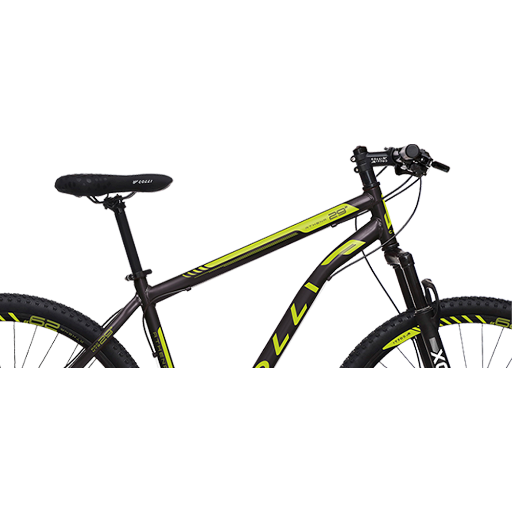 Bicicleta Aro 29 Athena F/DISCO Preto Fosco/Amarelo Neon Colli