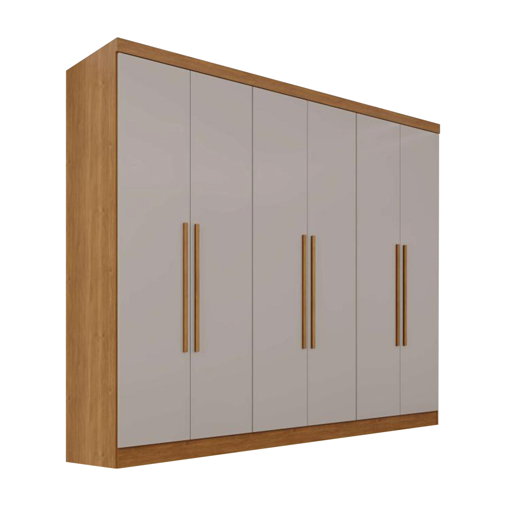 Roupeiro Coliseu C/Pes Cinamomo/Off Salleto