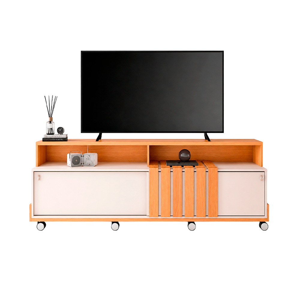 Bancada Graci 1.80 Cinamomo/Off White HB Moveis