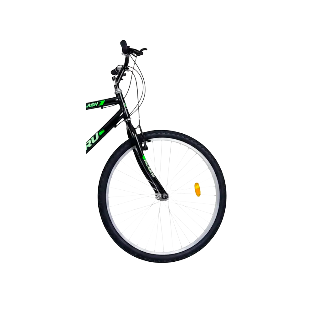 Bicicleta Aro 26 21M Flash Preto/Verde Ciclo Cairu