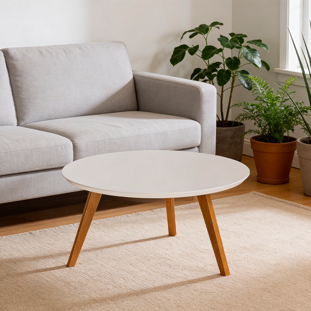 Mesa Classic Centro Redonda Off White Imcal