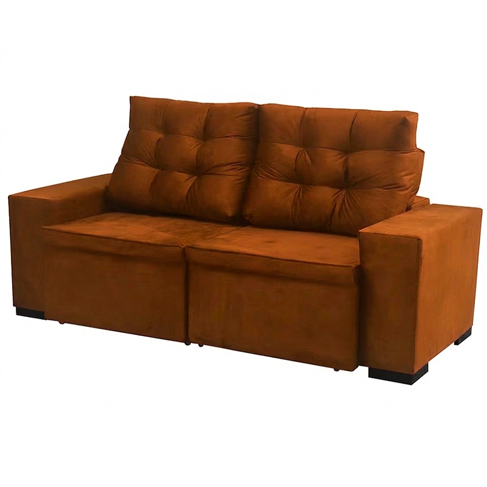 Sofa Viero Vellus Tabaco J.A ESTOFADOS