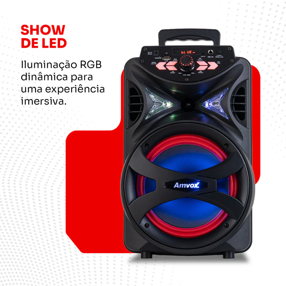 Caixa Amplificada Aca 255 Hit 250W AMVOX